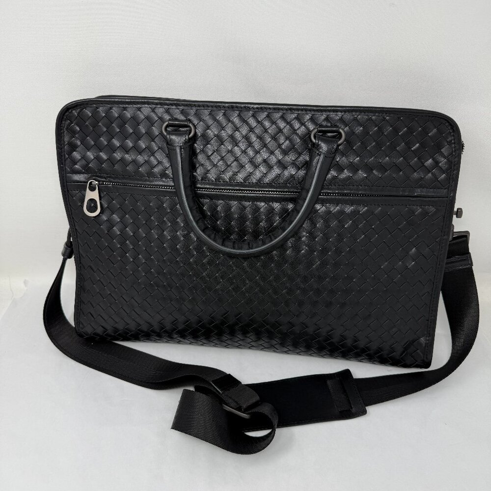 NEW Intrecciato Briefcase/laptop bag/tote bag/travel bag
